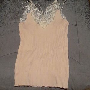 Cream tank top